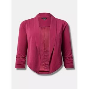 Torrid - Women's Plus‎ - Red Drape Front Cardigan - Size 1x